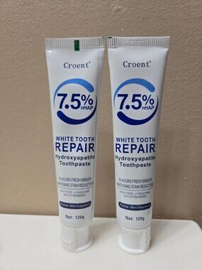 Croent White Hydroxyapatite Tooth Repair Toothpaste Enamel Strengthening